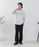 【BRKNHOME/ブロークンホーム】×【ZERO STAIN/ゼロステイン】【上品なチェーン刺繍ロゴ】コラボTシャツ 汗染み防止 ワンポイント オーバーサイズ