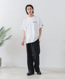 【BRKNHOME/ブロークンホーム】×【ZERO STAIN/ゼロステイン】【上品なチェーン刺繍ロゴ】コラボTシャツ 汗染み防止 ワンポイント オーバーサイズ