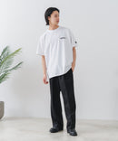 【BRKNHOME/ブロークンホーム】×【ZERO STAIN/ゼロステイン】【上品なチェーン刺繍ロゴ】コラボTシャツ 汗染み防止 ワンポイント オーバーサイズ