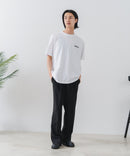 【BRKNHOME/ブロークンホーム】×【ZERO STAIN/ゼロステイン】【上品なチェーン刺繍ロゴ】コラボTシャツ 汗染み防止 ワンポイント オーバーサイズ