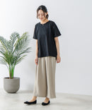 【fort point:フォートポイント】ラクニスタ 2タックワイドパンツzo