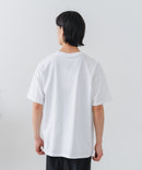 【BRKNHOME/ブロークンホーム】×【ZERO STAIN/ゼロステイン】【上品なチェーン刺繍ロゴ】コラボTシャツ 汗染み防止 ワンポイント オーバーサイズ