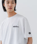 【BRKNHOME/ブロークンホーム】×【ZERO STAIN/ゼロステイン】【上品なチェーン刺繍ロゴ】コラボTシャツ 汗染み防止 ワンポイント オーバーサイズ