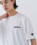 【BRKNHOME/ブロークンホーム】×【ZERO STAIN/ゼロステイン】【上品なチェーン刺繍ロゴ】コラボTシャツ 汗染み防止 ワンポイント オーバーサイズ