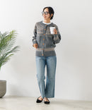 【C-FORTPOINT/フォートポイント】求心柄カーディガン