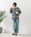 【C-FORTPOINT/フォートポイント】求心柄カーディガン