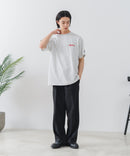 【BRKNHOME/ブロークンホーム】×【ZERO STAIN/ゼロステイン】【上品なチェーン刺繍ロゴ】コラボTシャツ 汗染み防止 ワンポイント オーバーサイズ