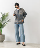 【C-FORTPOINT/フォートポイント】求心柄カーディガン