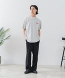 【BRKNHOME/ブロークンホーム】×【ZERO STAIN/ゼロステイン】【上品なチェーン刺繍ロゴ】コラボTシャツ 汗染み防止 ワンポイント オーバーサイズ