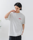 【BRKNHOME/ブロークンホーム】×【ZERO STAIN/ゼロステイン】【上品なチェーン刺繍ロゴ】コラボTシャツ 汗染み防止 ワンポイント オーバーサイズ