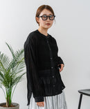 【C-FORT POINT/フォートポイント】マジョリカプリーツブラウス ❘ジーンズメイト公式オンラインショップ