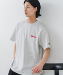 【BRKNHOME/ブロークンホーム】×【ZERO STAIN/ゼロステイン】【上品なチェーン刺繍ロゴ】コラボTシャツ 汗染み防止 ワンポイント オーバーサイズ
