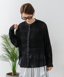 【C-FORT POINT/フォートポイント】マジョリカプリーツブラウス ❘ジーンズメイト公式オンラインショップ