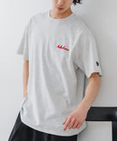 【BRKNHOME/ブロークンホーム】×【ZERO STAIN/ゼロステイン】【上品なチェーン刺繍ロゴ】コラボTシャツ 汗染み防止 ワンポイント オーバーサイズ