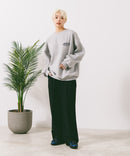 【UNDER WRAPS/アンダーラップス】裏起毛前後刺繍スウェットトレーナー zo