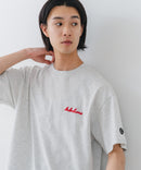 【BRKNHOME/ブロークンホーム】×【ZERO STAIN/ゼロステイン】【上品なチェーン刺繍ロゴ】コラボTシャツ 汗染み防止 ワンポイント オーバーサイズ