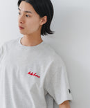 【BRKNHOME/ブロークンホーム】×【ZERO STAIN/ゼロステイン】【上品なチェーン刺繍ロゴ】コラボTシャツ 汗染み防止 ワンポイント オーバーサイズ
