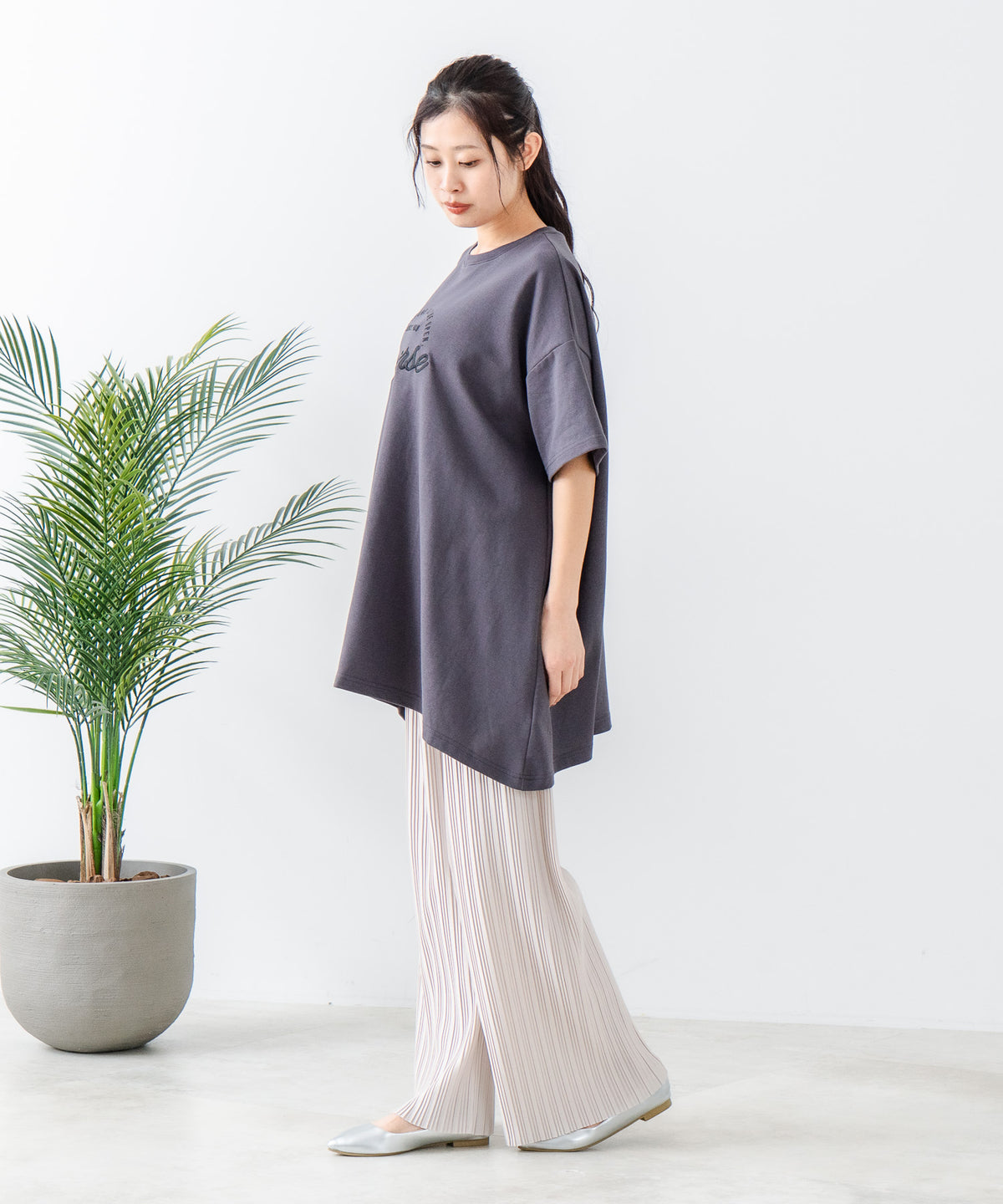 ちゅうこん CONVERSE/コンバース】ポンチフレアチュニック zo