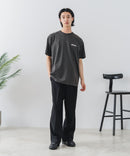 【BRKNHOME/ブロークンホーム】×【ZERO STAIN/ゼロステイン】【上品なチェーン刺繍ロゴ】コラボTシャツ 汗染み防止 ワンポイント オーバーサイズ