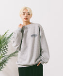 【UNDER WRAPS/アンダーラップス】裏起毛前後刺繍スウェットトレーナー zo