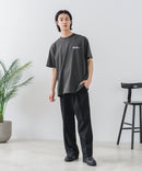 【BRKNHOME/ブロークンホーム】×【ZERO STAIN/ゼロステイン】【上品なチェーン刺繍ロゴ】コラボTシャツ 汗染み防止 ワンポイント オーバーサイズ