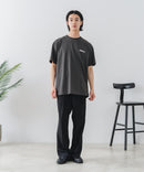 【BRKNHOME/ブロークンホーム】×【ZERO STAIN/ゼロステイン】【上品なチェーン刺繍ロゴ】コラボTシャツ 汗染み防止 ワンポイント オーバーサイズ