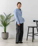 【U.S. POLO ASSN./ユーエスポロアッスン】ワンポイントロゴ刺繍 ブロードシャツ