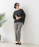 【C-FORT POINT/フォートポイント】カラーネップヤーン サイドボタンプルオーバー