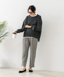 【C-FORT POINT/フォートポイント】カラーネップヤーン サイドボタンプルオーバー