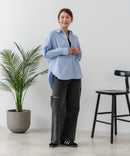 【U.S. POLO ASSN./ユーエスポロアッスン】ワンポイントロゴ刺繍 ブロードシャツ