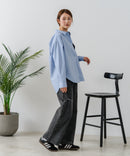 【U.S. POLO ASSN./ユーエスポロアッスン】ワンポイントロゴ刺繍 ブロードシャツ