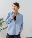 【U.S. POLO ASSN./ユーエスポロアッスン】ワンポイントロゴ刺繍 ブロードシャツ