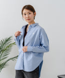 【U.S. POLO ASSN./ユーエスポロアッスン】ワンポイントロゴ刺繍 ブロードシャツ