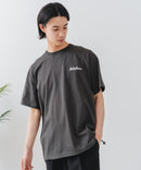 【BRKNHOME/ブロークンホーム】×【ZERO STAIN/ゼロステイン】【裾・袖ドローコードで変化】コラボTシャツ 汗染み防止 チェーン刺繍 オーバーサイズ