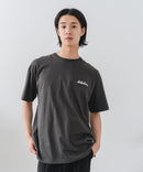 【BRKNHOME/ブロークンホーム】×【ZERO STAIN/ゼロステイン】【裾・袖ドローコードで変化】コラボTシャツ 汗染み防止 チェーン刺繍 オーバーサイズ