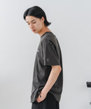 【BRKNHOME/ブロークンホーム】×【ZERO STAIN/ゼロステイン】【裾・袖ドローコードで変化】コラボTシャツ 汗染み防止 チェーン刺繍 オーバーサイズ
