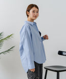 【U.S. POLO ASSN./ユーエスポロアッスン】ワンポイントロゴ刺繍 ブロードシャツ