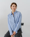 【U.S. POLO ASSN./ユーエスポロアッスン】ワンポイントロゴ刺繍 ブロードシャツ