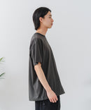 【BRKNHOME/ブロークンホーム】×【ZERO STAIN/ゼロステイン】【裾・袖ドローコードで変化】コラボTシャツ 汗染み防止 チェーン刺繍 オーバーサイズ
