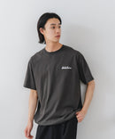【BRKNHOME/ブロークンホーム】×【ZERO STAIN/ゼロステイン】【裾・袖ドローコードで変化】コラボTシャツ 汗染み防止 チェーン刺繍 オーバーサイズ