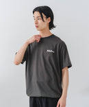 【BRKNHOME/ブロークンホーム】×【ZERO STAIN/ゼロステイン】【裾・袖ドローコードで変化】コラボTシャツ 汗染み防止 チェーン刺繍 オーバーサイズ