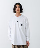 【BRKNHOME/ブロークンホーム】ヘンリーネック ポケット付き ロンT ❘ジーンズメイト公式オンラインショップ