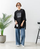 【C-FORTPOINT/フォートポイント】刺繍 7分袖チュニックTシャツ ❘ジーンズメイト公式オンラインショップ