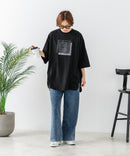 【C-FORTPOINT/フォートポイント】刺繍 7分袖チュニックTシャツ ❘ジーンズメイト公式オンラインショップ