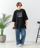 【C-FORTPOINT/フォートポイント】刺繍 7分袖チュニックTシャツ ❘ジーンズメイト公式オンラインショップ