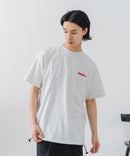 【BRKNHOME/ブロークンホーム】×【ZERO STAIN/ゼロステイン】【裾・袖ドローコードで変化】コラボTシャツ 汗染み防止 チェーン刺繍 オーバーサイズ