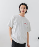 【BRKNHOME/ブロークンホーム】×【ZERO STAIN/ゼロステイン】【裾・袖ドローコードで変化】コラボTシャツ 汗染み防止 チェーン刺繍 オーバーサイズ