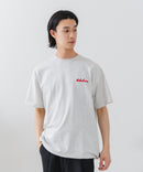 【BRKNHOME/ブロークンホーム】×【ZERO STAIN/ゼロステイン】【裾・袖ドローコードで変化】コラボTシャツ 汗染み防止 チェーン刺繍 オーバーサイズ