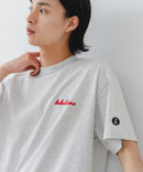 【BRKNHOME/ブロークンホーム】×【ZERO STAIN/ゼロステイン】【裾・袖ドローコードで変化】コラボTシャツ 汗染み防止 チェーン刺繍 オーバーサイズ