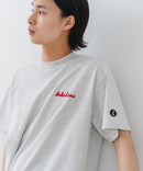【BRKNHOME/ブロークンホーム】×【ZERO STAIN/ゼロステイン】【裾・袖ドローコードで変化】コラボTシャツ 汗染み防止 チェーン刺繍 オーバーサイズ